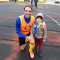 Il capitano gialloblu, Luigi Dipasquale, e il piccolo Federico