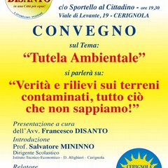 Locandina Convegno su Tutela Ambientale