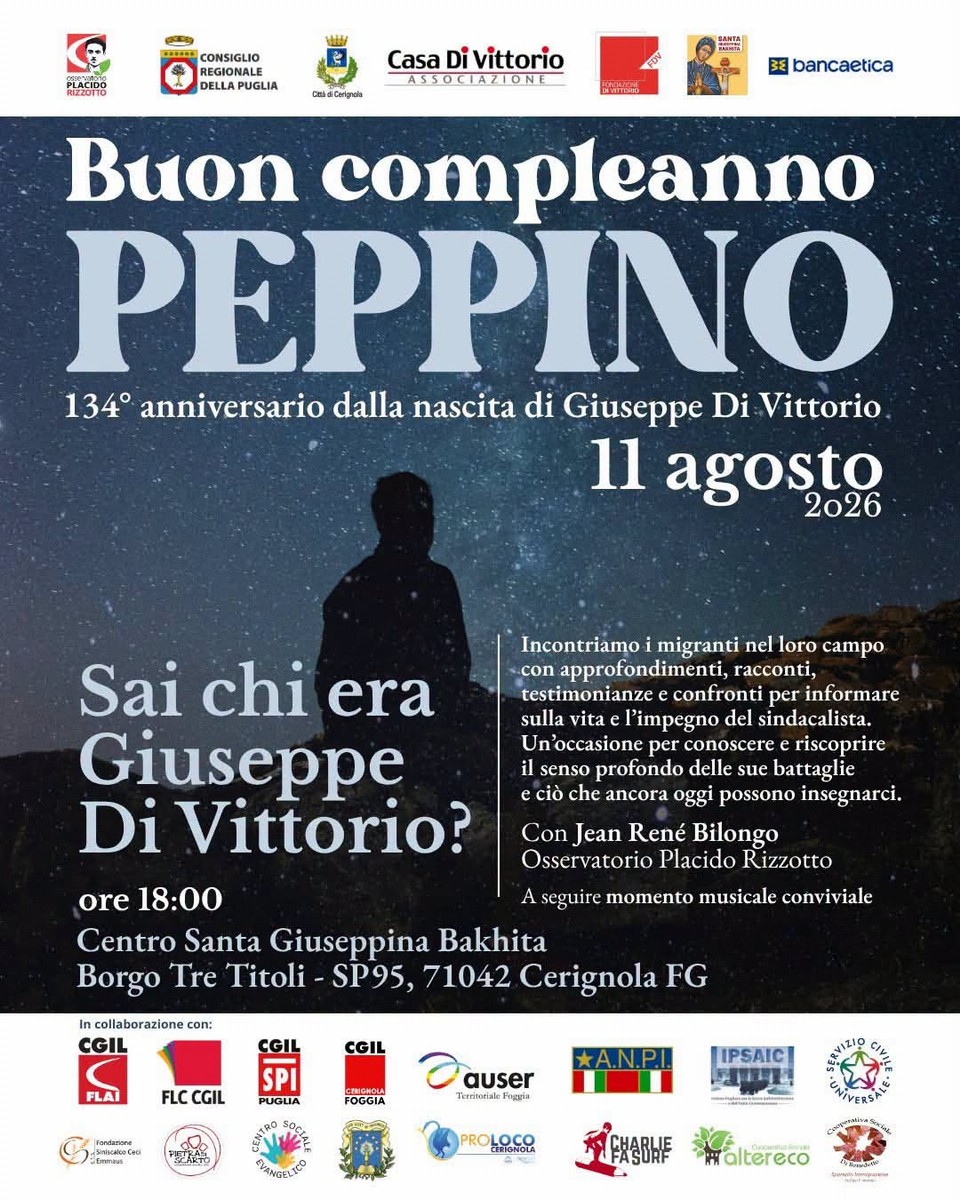“Tu lo sai chi era Giuseppe Di Vittorio?”