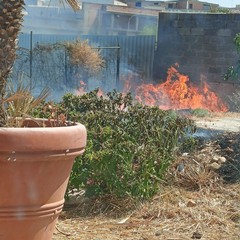 Incendio in via Padula
