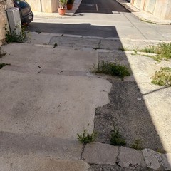 Erbacce e degrado in Via Masaniello
