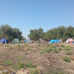 Discarica a cielo aperto in via Candela