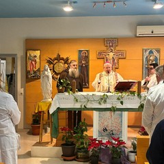 Giornata del Malato il vescovo Fabio in visita allOspedale di Cerignola G Tatarella