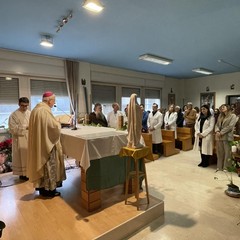 Giornata del Malato il vescovo Fabio in visita allOspedale di Cerignola G Tatarella