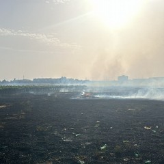Incendio in via Grassano