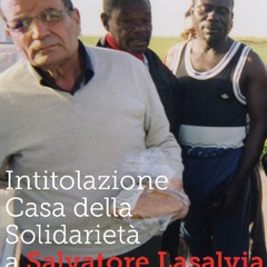 locandina intitolazione Centro Sociale Lasalvia