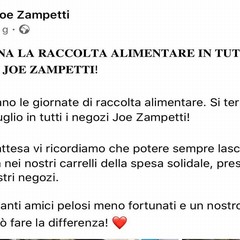 banco alimentare Jeo Zampetti