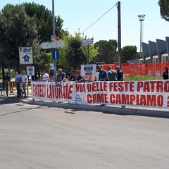 Manifestazione ambulanti a Cerignola