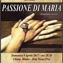 Manifesto Passione di Maria