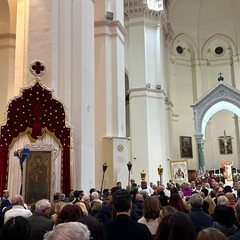 La Madonna di Ripalta ritorna in città: strade colme di gente a Cerignola