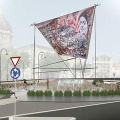 rendering Piazza Liberta`