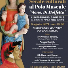 Locandina Serate culturali 2021 al Polo Museale di Ascoli Satriano