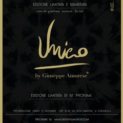 Unico by Giuseppe Amorese annuncio copy