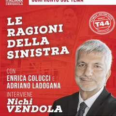 Locandina Nichi Vendola a Cerignola 24-09-21