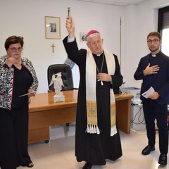 Vescovo Fabio al Commissariato della Polizia di Stato