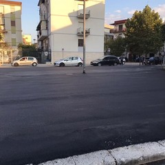 via sicilia nuovo asfalto