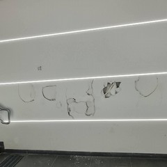 Danni al sottopassaggio della stazione a Cerignola Campagna