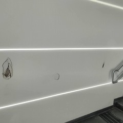 Danni al sottopassaggio della stazione a Cerignola Campagna