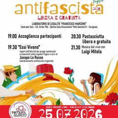 Tra libertà e memoria: in arrivo a Cerignola "Pastasciutta Antifascista"