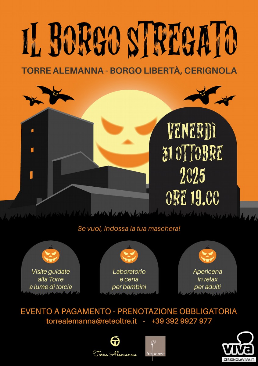 Locandina Il Borgo Stregato Torre Alemanna