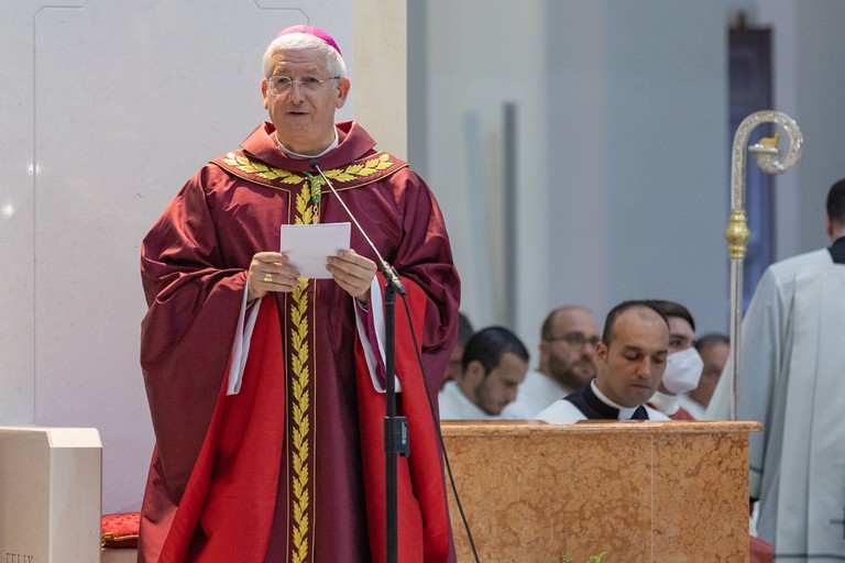 Monsignor Fabio Ciollaro. <span>Foto Vito Monopoli</span>