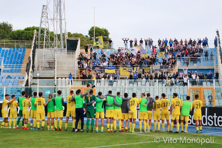 Saluto Ultras Audace Cerignola. <span>Foto Vito Monopoli</span>