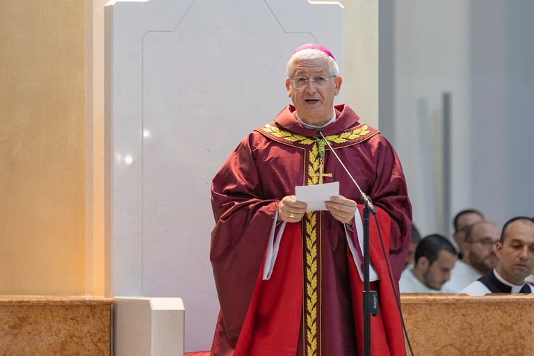 Monsignor Fabio Ciollaro. <span>Foto Vito Monopoli</span>