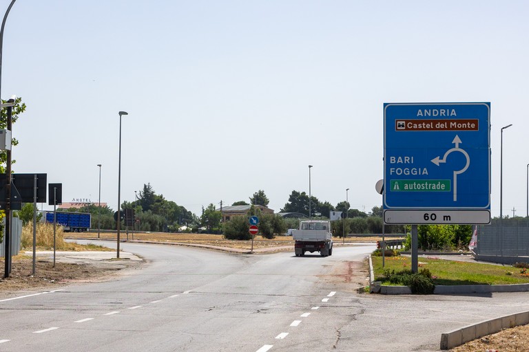 Svincolo SS 16bis direzione Bari. <span>Foto Vito Monopoli</span>