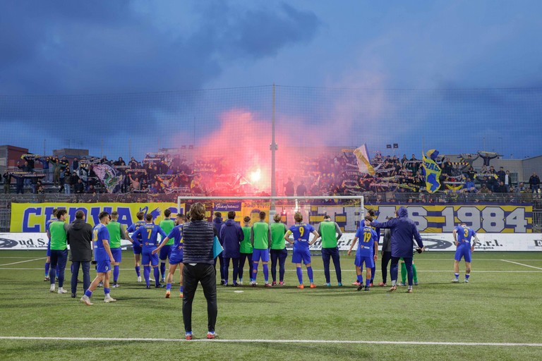 Saluto agli Ultras Audace Cerignola. <span>Foto Vito Monopoli</span>