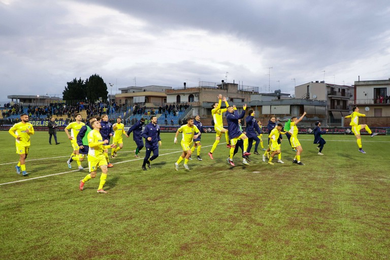 Saluto agli Ultras Audace Cerignola. <span>Foto Vito Monopoli</span>