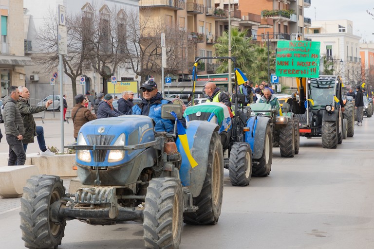 Corteo agricoltori Cerignola. <span>Foto Vito Monopoli</span>
