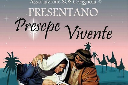 A Cerignola presepe vivente in Villa Comunale