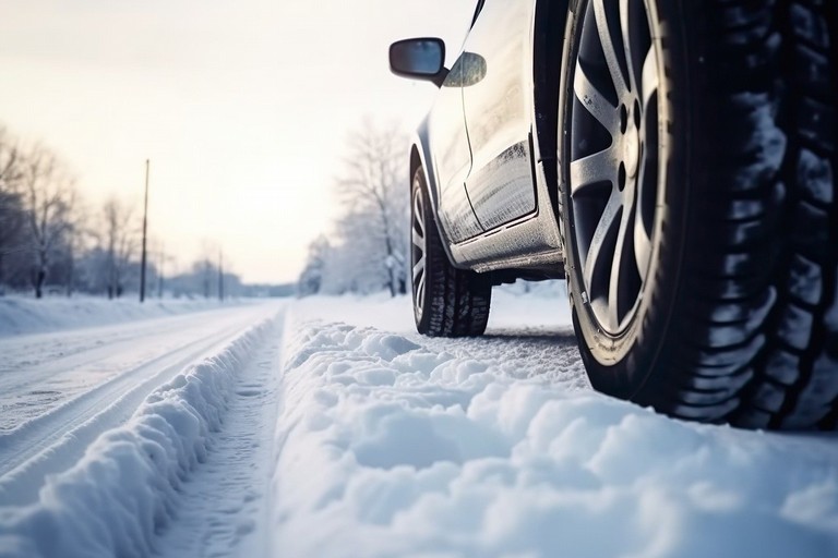 Automobile sulla neve