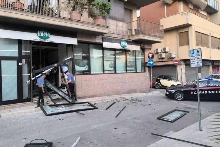 Nuovo assalto a un bancomat a Cerignola. <span>Foto Fonte Ansa</span>