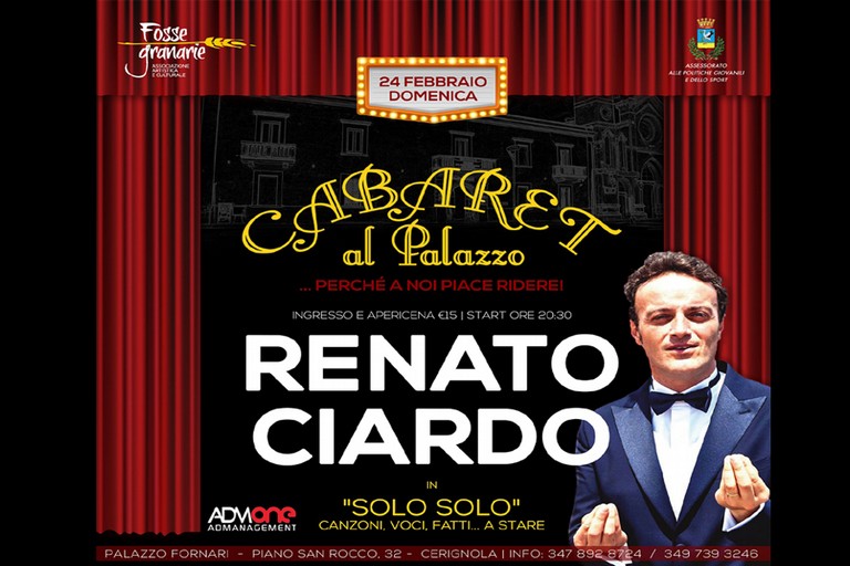 Renato Ciardo a Palazzo Fornari