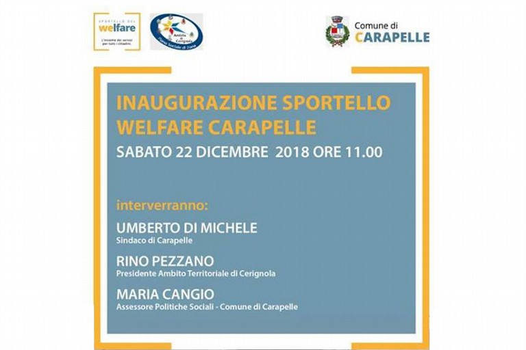 Welfare Carapelle