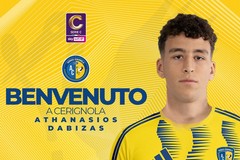 Audace Cerignola: ufficiale l'arrivo dell'attaccante greco Athanasios Dabizas