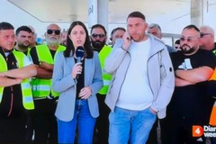 Cerignola, la protesta degli autotrasportatori arriva al TG4: «Il gasolio deve scendere di 50 centesimi