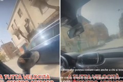 A tutta velocità su viale di Levante a Cerignola: l'incidente ripreso con lo smartphone