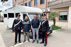 I Carabinieri del Comando di Cerignola hanno restituito il Camper Mobile rubato al proprietario