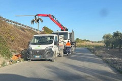 Avviata la bonifica della complanare ad incrocio Via Barletta e piazzole della SS16