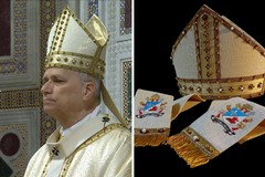 Cerignola protagonista in Vaticano: la mitra "Vox Ecclesiae" di Gerri Errico indossata dal Santo Padre