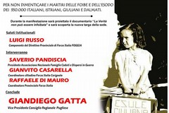 5 Reali Siti News | 25 Febbraio, IO RICORDO: Forza Italia Orta Nova e Forza Italia Giovani “E. L. Pound” celebra le vittime delle ‘Foibe’.