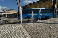 Ripristinata la fontana antistante lo stadio “Monterisi” a Cerignola
