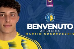 Audace Cerignola annuncia l’arrivo del difensore Martin Cocorocchio