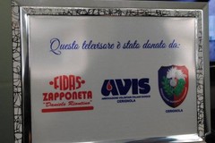 Fidas Zapponeta, Avis Cerignola e Ass. Carabinieri donano TV al Centro Trasfusionale di Cerignola