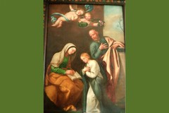 La tela l’Educazione della Vergine attribuita a Cesare Fracanzano