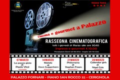 “Cinema e Gourmet a Palazzo”, la rassegna cinematografica a Palazzo Fornari