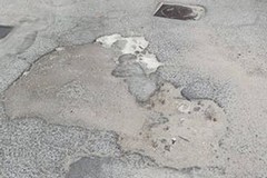 Cerignola, la condizione della strada in via Monviso