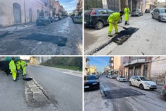 Proseguono i lavori di riqualificazione a Cerignola: manutenzione del manto stradale